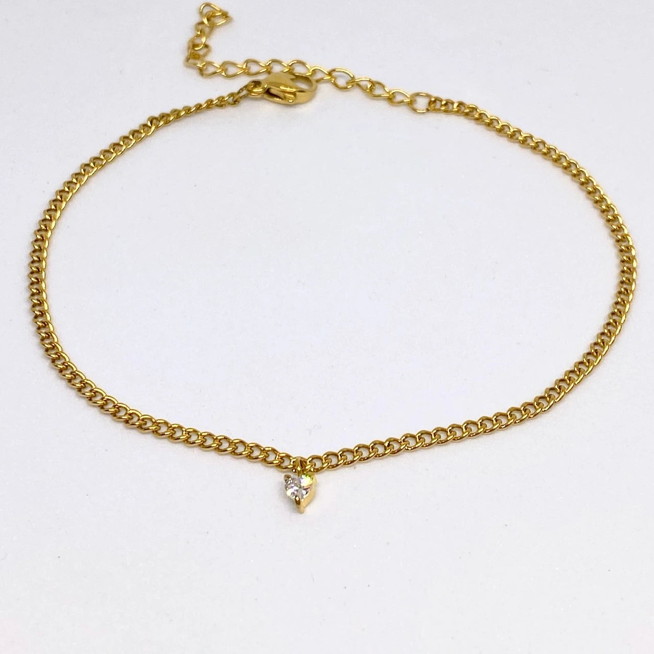 Dainty Heart Anklet