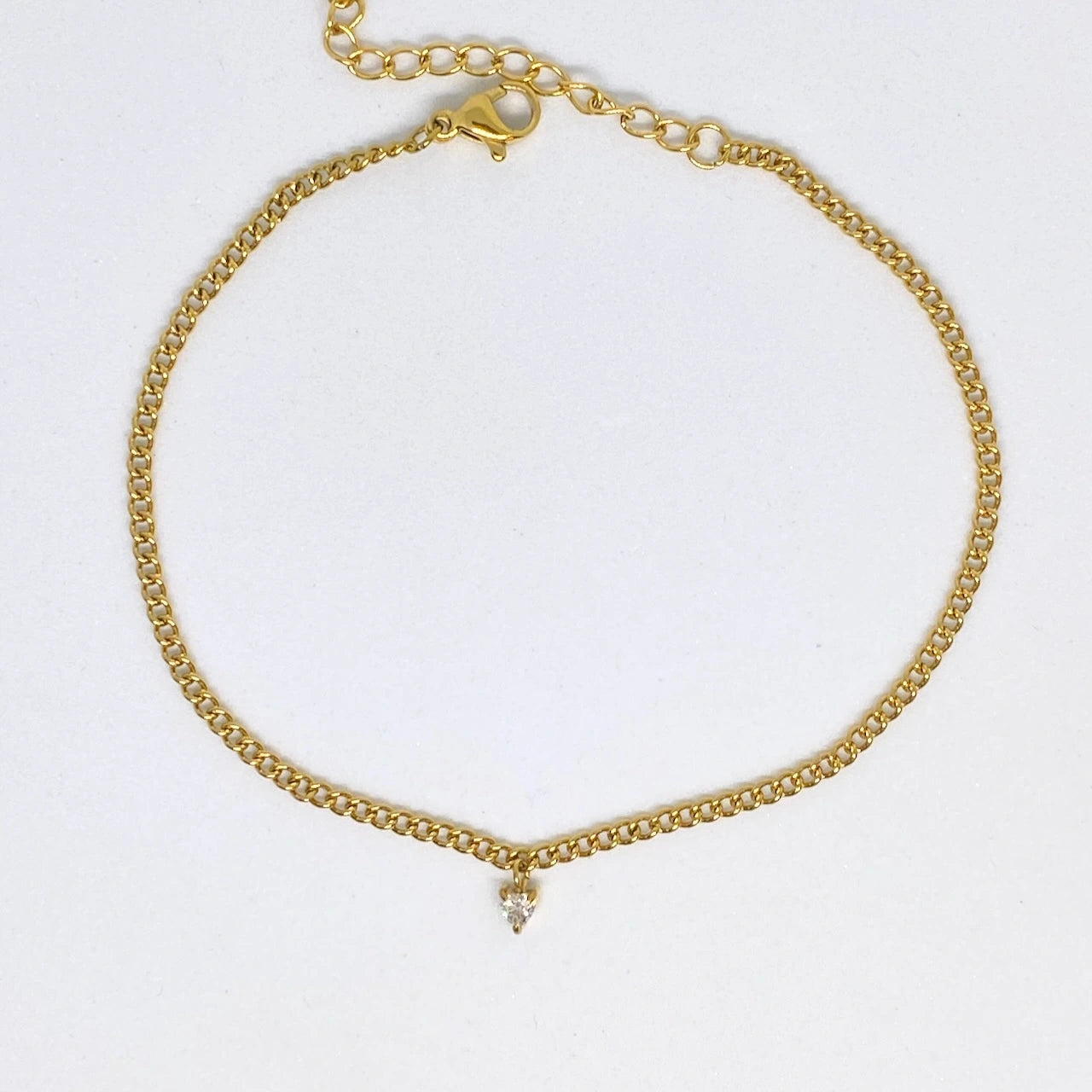 Dainty Heart Anklet