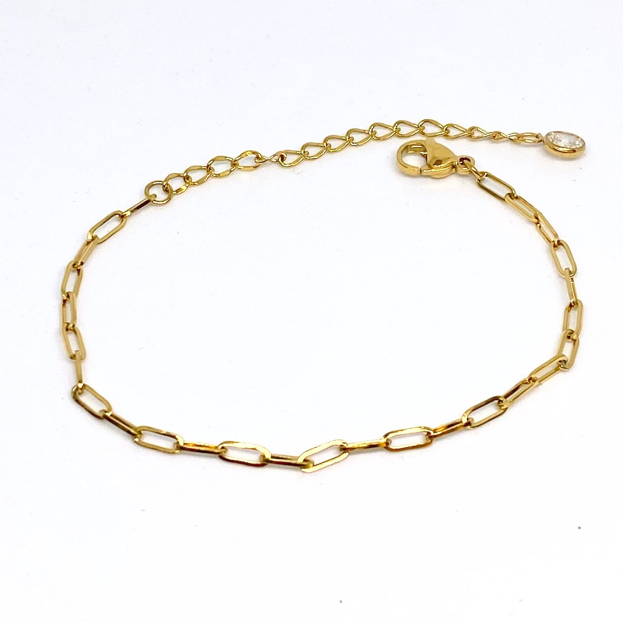 Paper Clip Chain Bracelet