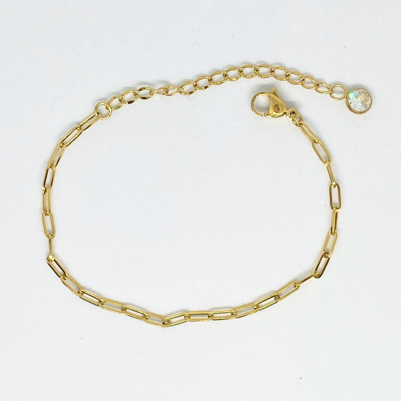 Paper Clip Chain Bracelet