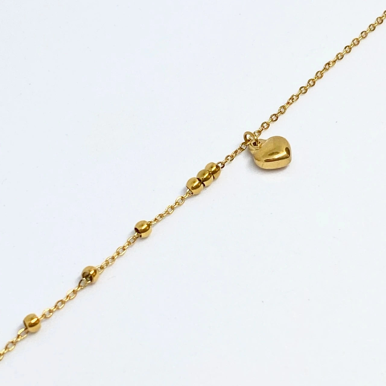 Heart Charm Anklet