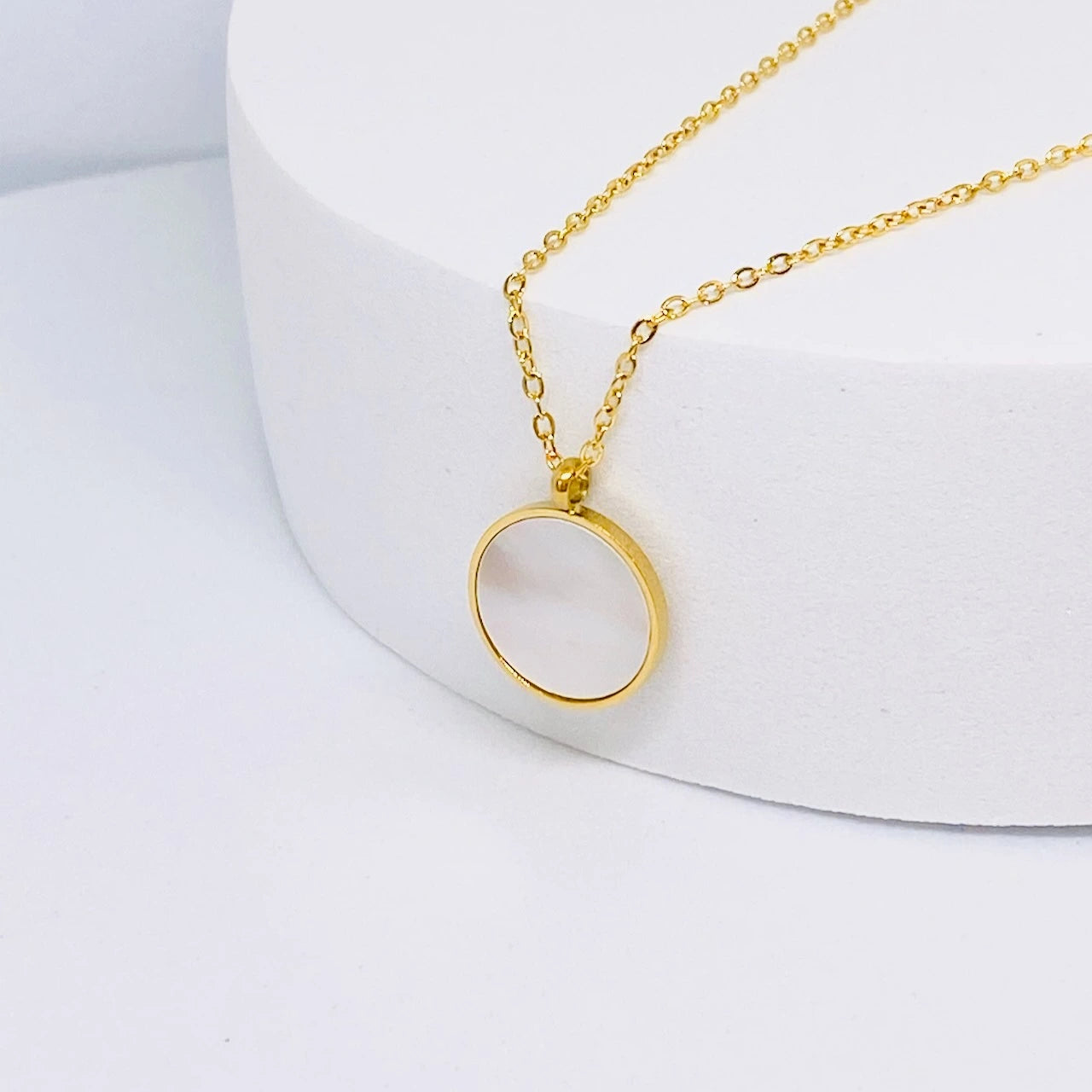 Moonlit Mirror Necklace