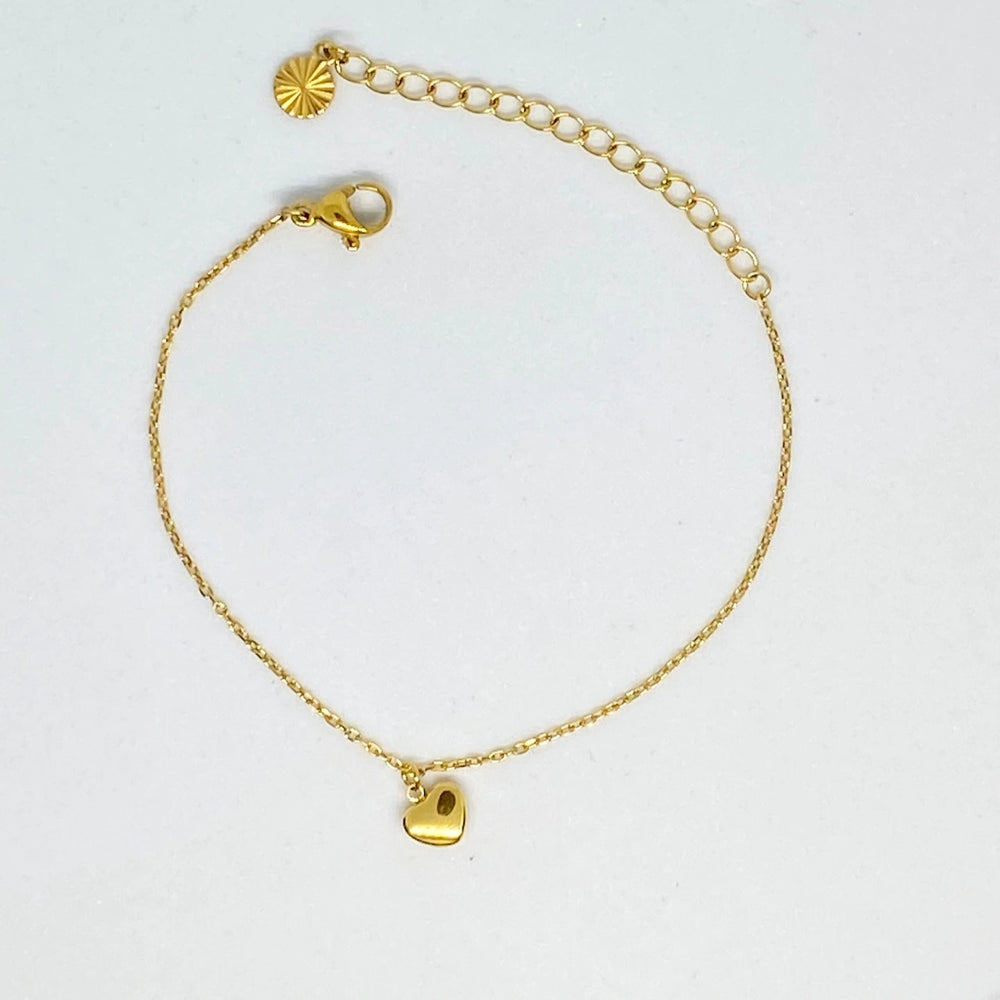 Heart Charm Bracelet