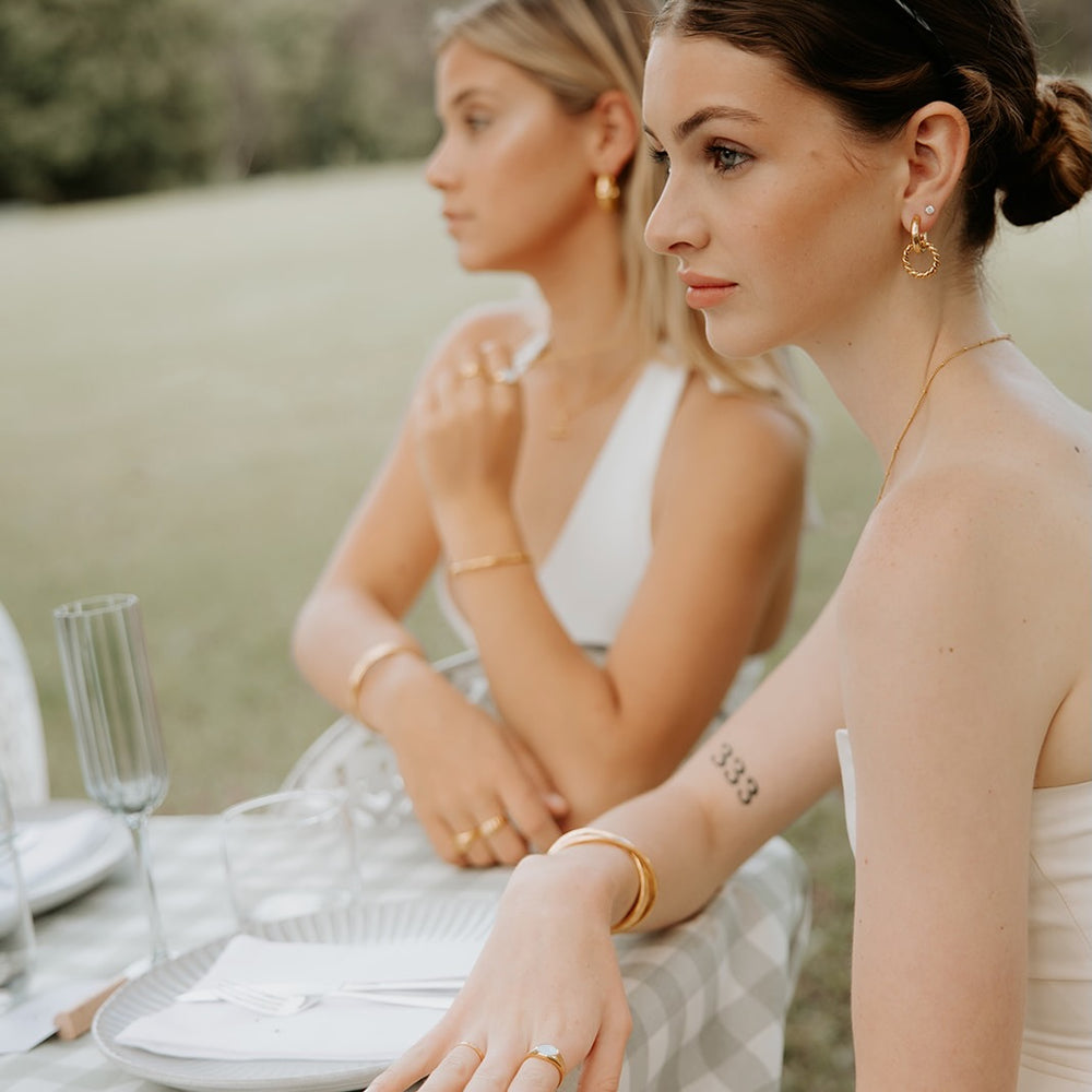 
                      
                        Double Rope Huggie Earrings
                      
                    