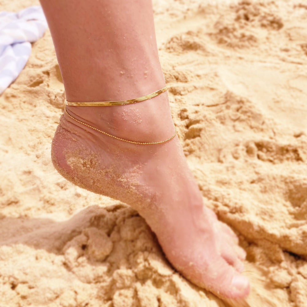Snake Chain Double-layer Anklet