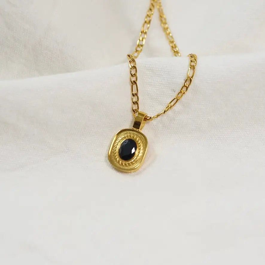 
                      
                        Onyx Moon Necklace
                      
                    