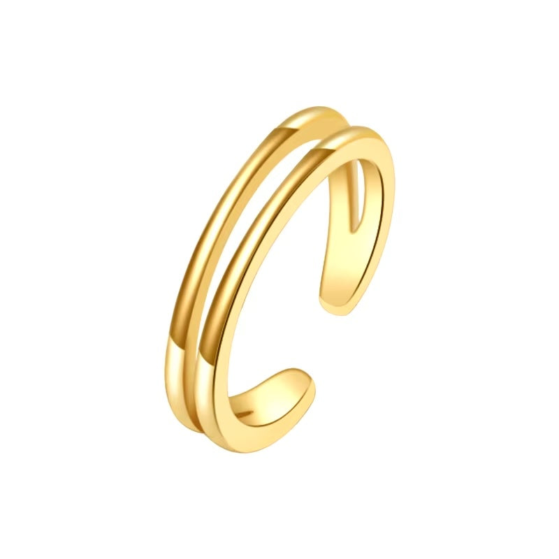 Double Band Toe Ring