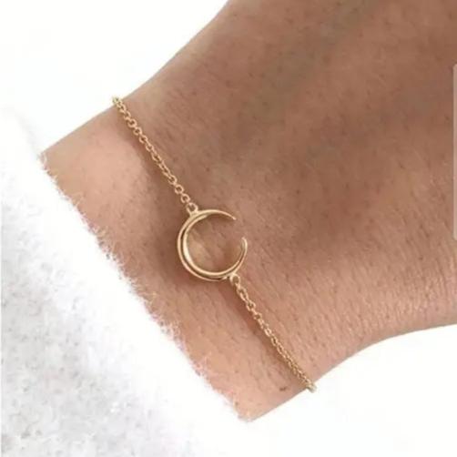 
                      
                        Crescent Moon Fine Bracelet
                      
                    