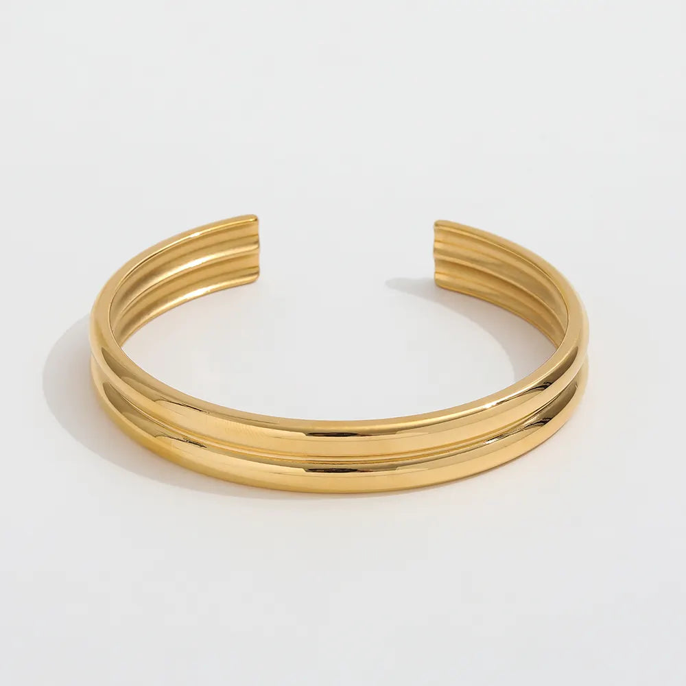 Double Band Cuff Bracelet