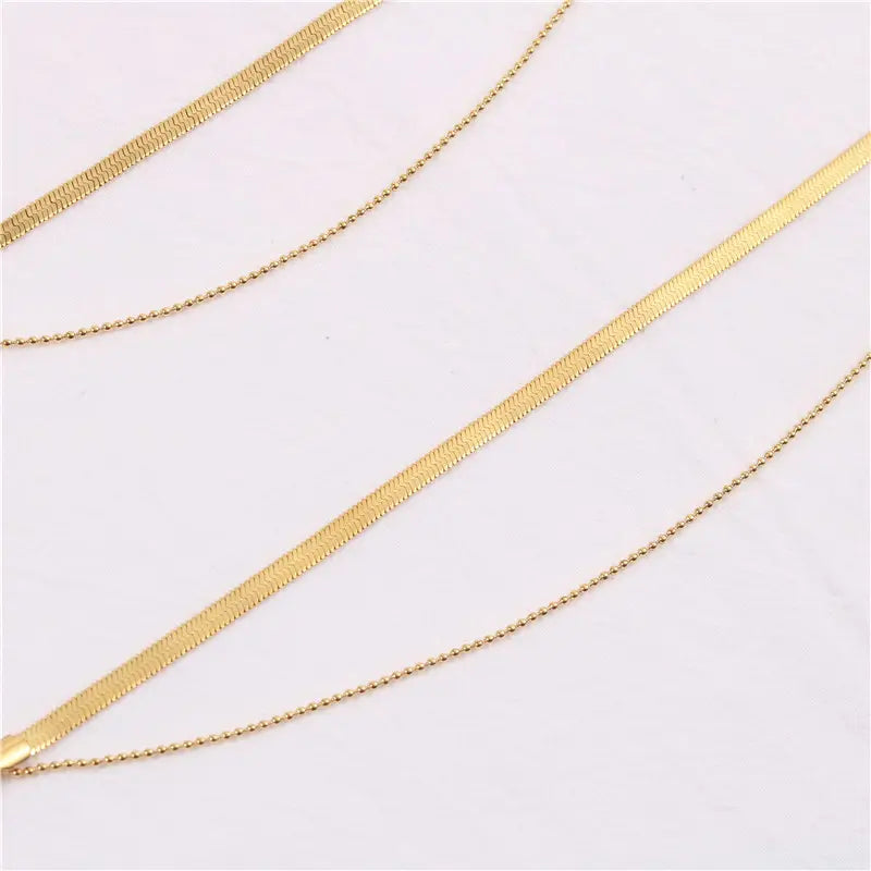 Snake Chain Double-layer Anklet