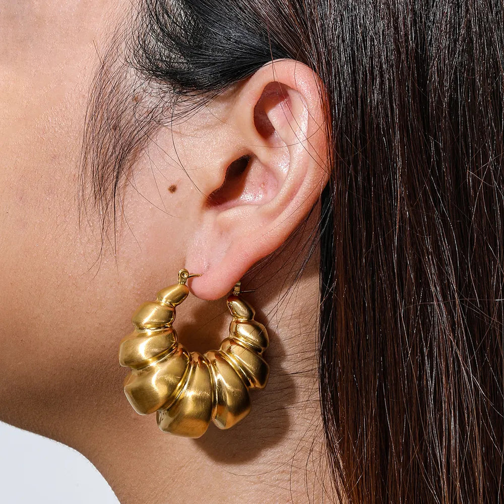 
                      
                        Croissant Style Statement Earrings
                      
                    