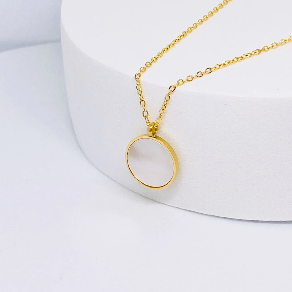 Moonlit Mirror Necklace